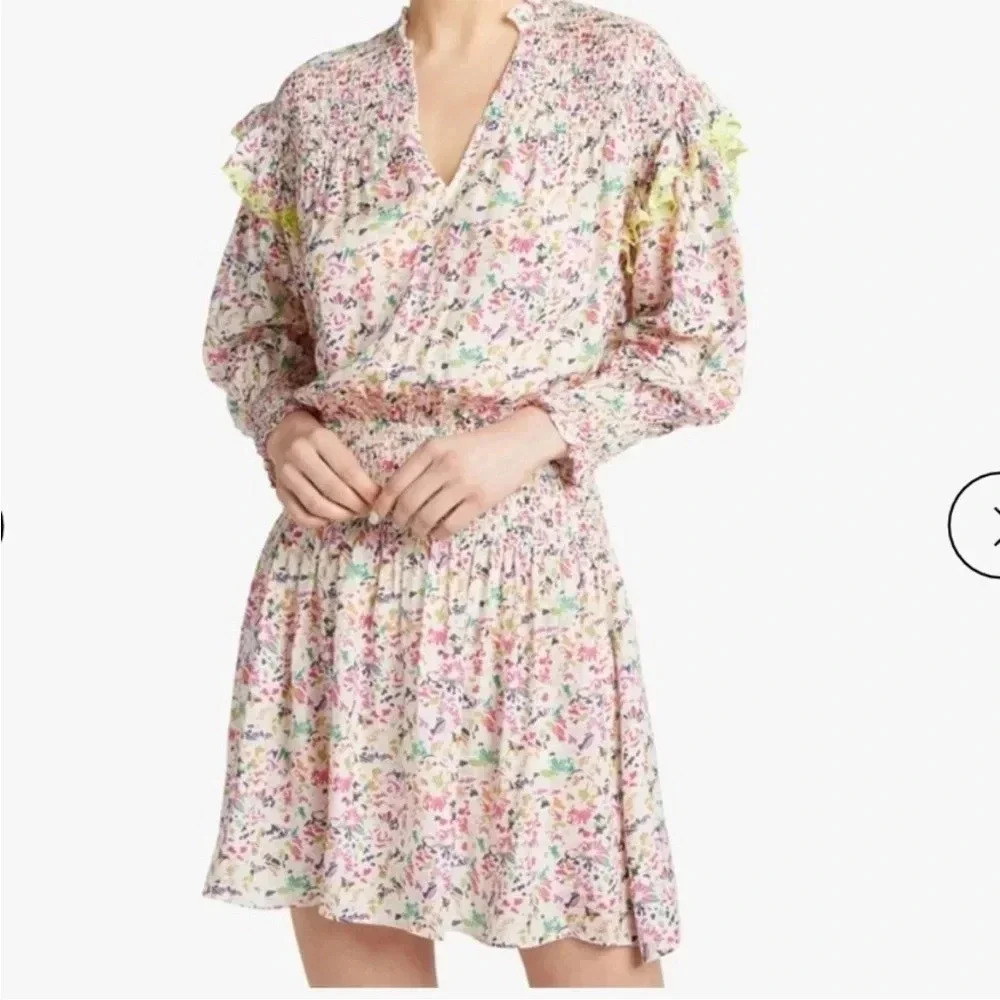 Tanya Taylor Imogen floral mini dress